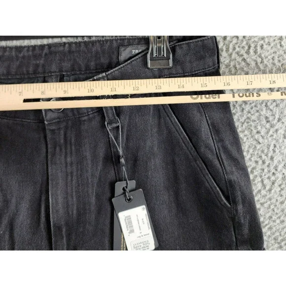 Rag & Bone Fit 4 Denim Cargo Pants Men's 29 Black Pockets Button Zip Closure - Picture 8 of 15